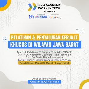 pelatihan IT gratis IDN