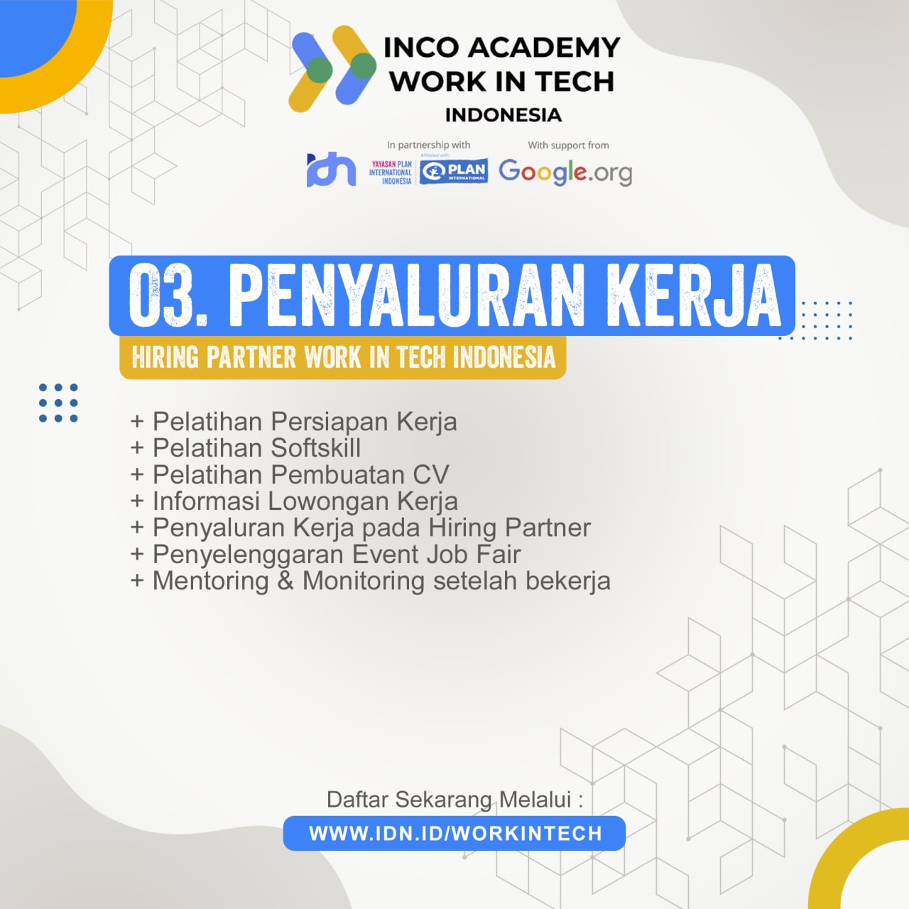 5 Pelatihan IT Gratis IDN ID Networkers (IDN ID) 5 Pelatihan IT Gratis IDN ID Networkers (IDN ID)
