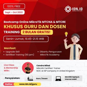 Training MTCNA & MTCRE